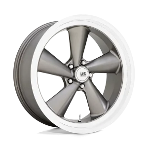 US Mag – U137 TS – Gunmetal – 22″x10.5″ 0mm – Summer Wheels – U13722057357L